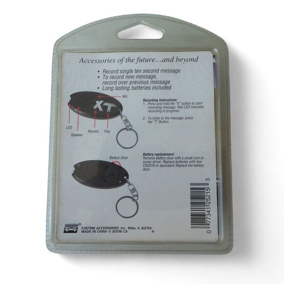 Key Chain Memo Recorder Onyx XT Vintage 2006 New Sealed - Picture 2 of 6